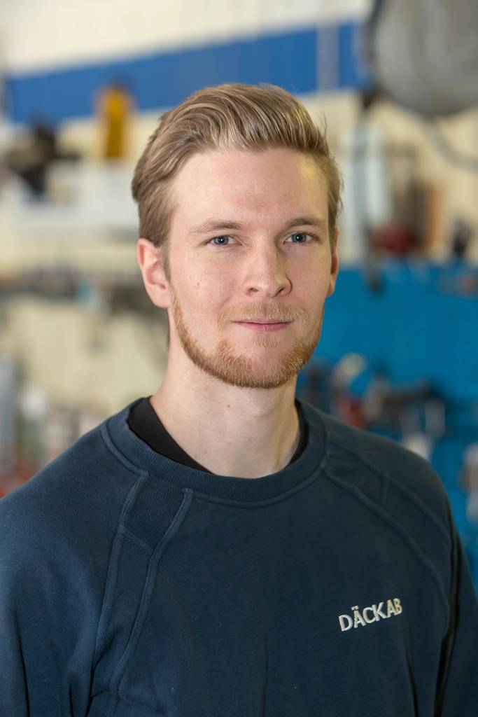 Tim Olofsson Däckab Åsarna. Foto: Morgan Grip / Mediamakarna Grip